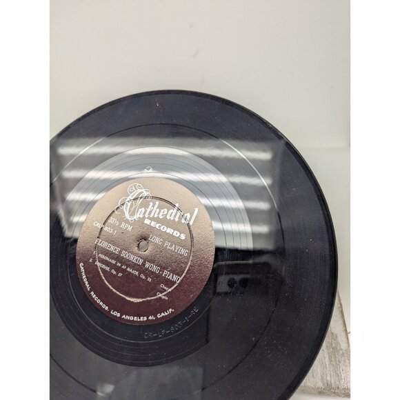 Florence Soonkin Wong Concert Pianist Album CRLP 803 Cathedral Records - Picture 6 of 14